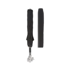 Pasotti Ombrelli 1956 - 64 6768-1 W37 - Silver Lion Folding Umbrella - Luxury Artisan High Quality Umbrella - Avvenice