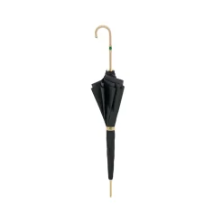 Pasotti Ombrelli 1956 - 189 Hawaii P5 - Black Umbrella with Peacock Interior - Luxury Artisan High Quality Umbrella - Avvenice^ Umbrellas And Sticks