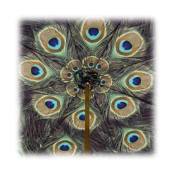 Pasotti Ombrelli 1956 - 189 Hawaii P5 - Black Umbrella with Peacock Interior - Luxury Artisan High Quality Umbrella - Avvenice^ Umbrellas And Sticks