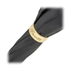 Pasotti Ombrelli 1956 - 189 Hawaii P5 - Black Umbrella with Peacock Interior - Luxury Artisan High Quality Umbrella - Avvenice^ Umbrellas And Sticks