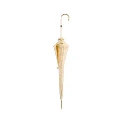 Pasotti Ombrelli 1956 - 177 Plat-300 P5 - Woman Ivory Umbrella Decorated - Luxury Artisan High Quality Umbrella - Avvenice