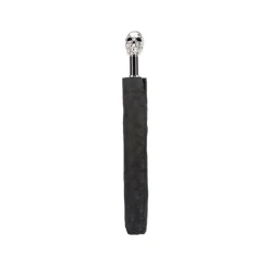Pasotti Ombrelli 1956 - 64 PNT W33 - Skull Print Umbrella - Silver Skull - Luxury Artisan High Quality Umbrella - Avvenice^ Umbrellas And Sticks