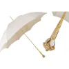 Pasotti Ombrelli 1956 - 386OR Serge-65 E11 - Elegant Ecru Parasol - Luxury Artisan High Quality Umbrella - Avvenice^ Umbrellas And Sticks