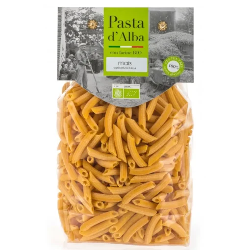 Pasta d'Alba Pasta d'Alba - Organic Penne with Corn - Gluten Free Line - Artisan Organic Italian Pasta - Avvenice