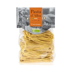 Pasta d'Alba Pasta d'Alba - Organic Tagliolini with Turmeric - Artisan Line - Artisan Organic Italian Pasta - Avvenice^ Pasta & Cereals