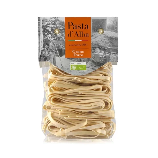 Pasta d'Alba Pasta d'Alba - Organic Tagliatelle with Durum Wheat Flour - Artisan Line - Artisan Organic Italian Pasta - Avvenice