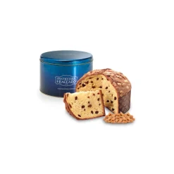 Fraccaro Spumadoro Pasticceria Fraccaro - Classic Panettone with Almonds - Tin Line - Artisan Panettone - - Avvenice