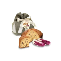 Fraccaro Spumadoro Pasticceria Fraccaro - Panettone with Radicchio of Treviso I.G.P. - Elegance Wrapping - Artisan Panettone - - Avvenice^ Sweets