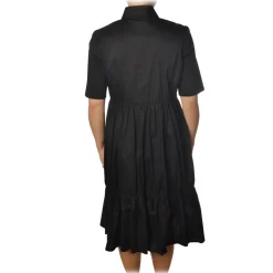 Patrizia Pepe - Cotton Shirt Dress - Black - Dress - Made in Italy - Luxury Exclusive Collection - Avvenice^ Dresses