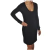 Patrizia Pepe - Dress in Wool with Logo - Black - Dress - Made in Italy - Luxury Exclusive Collection - Avvenice^ Dresses