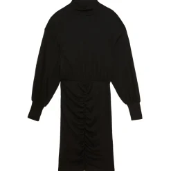 Patrizia Pepe - Dress with Draped Miniskirt - Black - Made in Italy - Luxury Exclusive Collection - Avvenice