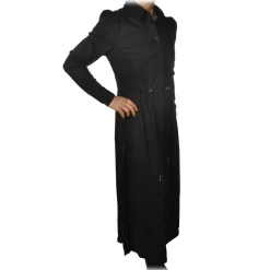 Patrizia Pepe - Long Model Dress with Shirt Collar - Black - Dress - Made in Italy - Luxury Exclusive Collection - Avvenice^ Dresses
