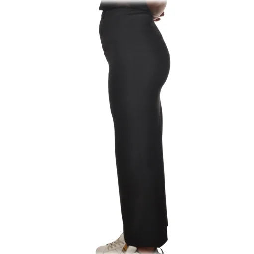Patrizia Pepe - Long Pencil Skirt with Back Slit - Black - Skirt - Made in Italy - Luxury Exclusive Collection - Avvenice^ Skirts