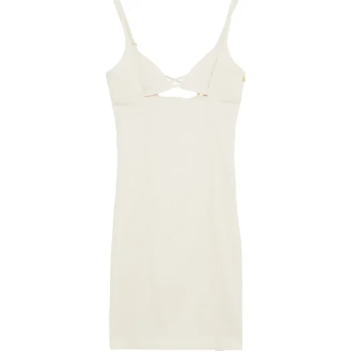 Patrizia Pepe - Sheath Dress with Cut-Out Detail - White - Made in Italy - Luxury Exclusive Collection - Avvenice^ Dresses