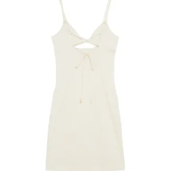 Patrizia Pepe - Sheath Dress with Cut-Out Detail - White - Made in Italy - Luxury Exclusive Collection - Avvenice^ Dresses