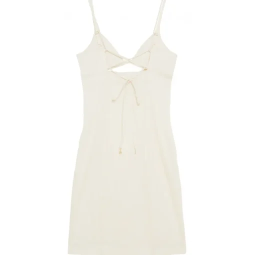 Patrizia Pepe - Sheath Dress with Cut-Out Detail - White - Made in Italy - Luxury Exclusive Collection - Avvenice^ Dresses