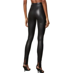 Patrizia Pepe - Shiny Faux Leather Fabric Trousers - Black - Trousers - Made in Italy - Luxury Exclusive Collection - Avvenice^ Trousers