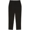 Patrizia Pepe - Tapered Trousers in Technical Fabric - Black - Trousers - Made in Italy - Luxury Exclusive Collection - Avvenice