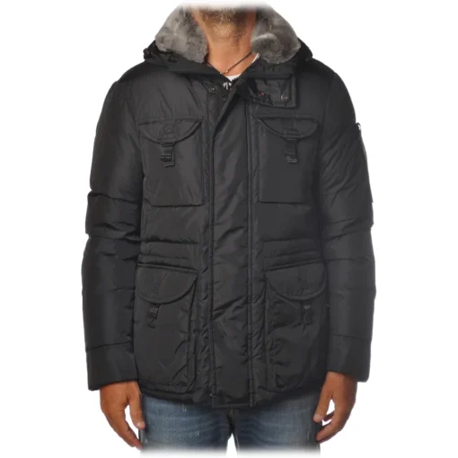 Peuterey - Aiptek Model Jacket with Four Pockets - Black - Jacket - Luxury Exclusive Collection - Avvenice
