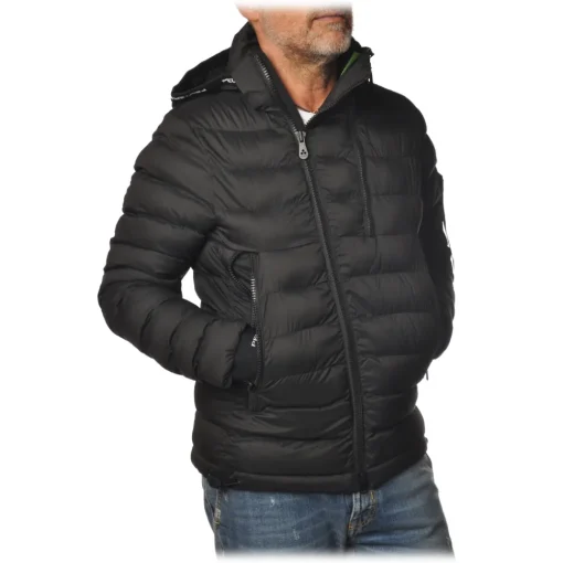 Peuterey - Eze Short Model Jacket with Hood - Black - Jacket - Luxury Exclusive Collection - Avvenice^ Jackets
