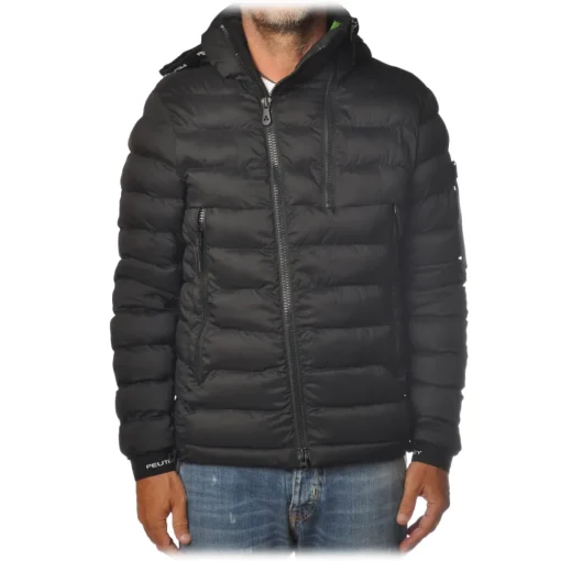 Peuterey - Eze Short Model Jacket with Hood - Black - Jacket - Luxury Exclusive Collection - Avvenice^ Jackets