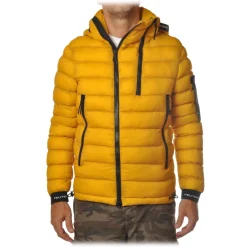 Peuterey - Eze Short Model Jacket with Hood - Mustard - Jacket - Luxury Exclusive Collection - Avvenice