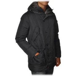 Peuterey - Hasselblad Jacket 3/4 Model with Drawstring - Blue - Jacket - Luxury Exclusive Collection - Avvenice^ Jackets