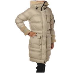 Peuterey - Long Quilted Down Jacket Model Kunto - Beige - Jacket - Luxury Exclusive Collection - Avvenice^ Jackets