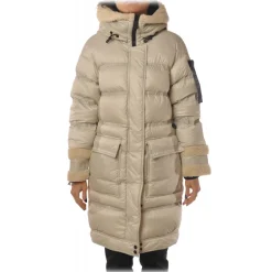 Peuterey - Long Quilted Down Jacket Model Kunto - Beige - Jacket - Luxury Exclusive Collection - Avvenice^ Jackets