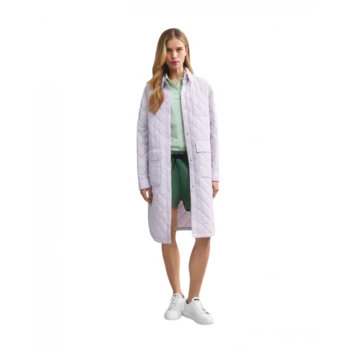 Peuterey - Long Quilted Water-Repellent Jacket - Lilac - Jacket - Luxury Exclusive Collection - Avvenice^ Jackets