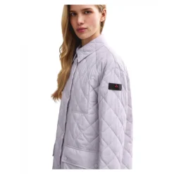 Peuterey - Long Quilted Water-Repellent Jacket - Lilac - Jacket - Luxury Exclusive Collection - Avvenice^ Jackets