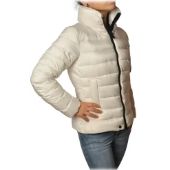 Peuterey - Quilted Down Cropped Jacket Model Freccia - White - Jacket - Luxury Exclusive Collection - Avvenice^ Jackets
