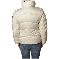 Peuterey - Quilted Down Cropped Jacket Model Freccia - White - Jacket - Luxury Exclusive Collection - Avvenice^ Jackets