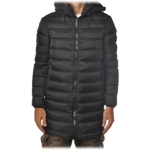 Peuterey - Rubio Jacket 3/4 Model with Hood - Black - Jacket - Luxury Exclusive Collection - Avvenice^ Jackets