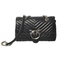 Pinko - Bag Love Lady Puff V Quilt - Black - Bag - Made in Italy - Luxury Exclusive Collection - Avvenice^ Bags
