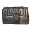 Pinko - Bag Love Soft Quilting in Three Different Leathers - Anthracite - Bag - Made in Italy - Luxury Exclusive Collection - Avvenice^ Bags