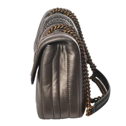 Pinko - Bag Love Soft Quilting in Three Different Leathers - Anthracite - Bag - Made in Italy - Luxury Exclusive Collection - Avvenice^ Bags