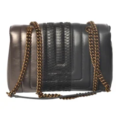 Pinko - Bag Love Soft Quilting in Three Different Leathers - Anthracite - Bag - Made in Italy - Luxury Exclusive Collection - Avvenice^ Bags