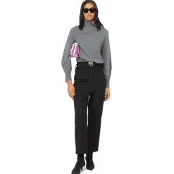 Pinko - Cargo Trousers in Technical Fabric - Black - Trousers - Made in Italy - Luxury Exclusive Collection - Avvenice^ Trousers
