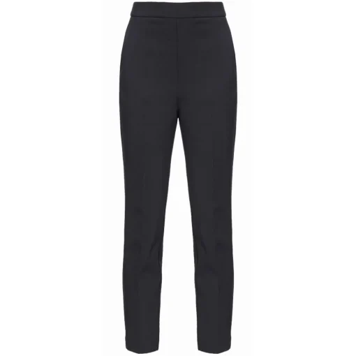 Pinko - Cigarette Pants in Technical Fabric - Black - Trousers - Made in Italy - Luxury Exclusive Collection - Avvenice