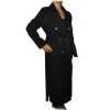 Pinko - Coat Giacomo Double Breasted Ankle Length - Black - Jacket - Made in Italy - Luxury Exclusive Collection - Avvenice^ Jackets