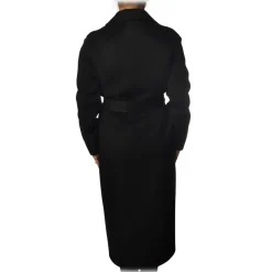 Pinko - Coat Giacomo Double Breasted Ankle Length - Black - Jacket - Made in Italy - Luxury Exclusive Collection - Avvenice^ Jackets