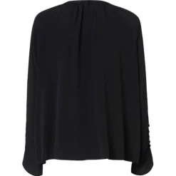 Pinko - Crepe Blouse with V Opening - Black - Shirts - Made in Italy - Luxury Exclusive Collection - Avvenice^ Shirts