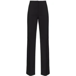 Pinko - Crepe Fabric Flare Trousers - Black - Trousers - Made in Italy - Luxury Exclusive Collection - Avvenice