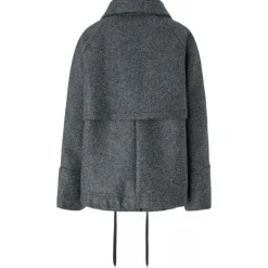 Pinko - Diagonal Cloth Zip Caban - Grey - Jacket - Made in Italy - Luxury Exclusive Collection - Avvenice^ Jackets