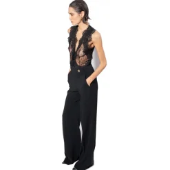 Pinko - Lace Bustier Vest - Black - Top - Made in Italy - Luxury Exclusive Collection - Avvenice^ Tops