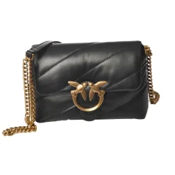 Pinko - Love Baby Puff Maxy Bag - Black - Bag - Made in Italy - Luxury Exclusive Collection - Avvenice^ Bags