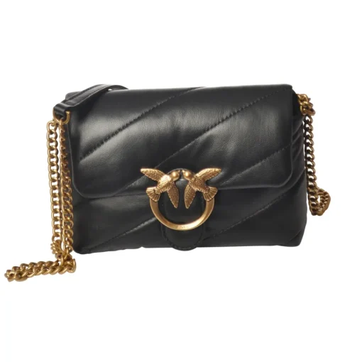 Pinko - Love Baby Puff Maxy Bag - Black - Bag - Made in Italy - Luxury Exclusive Collection - Avvenice^ Bags