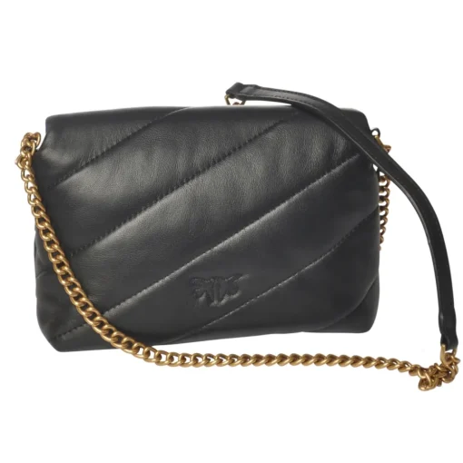 Pinko - Love Baby Puff Maxy Bag - Black - Bag - Made in Italy - Luxury Exclusive Collection - Avvenice^ Bags