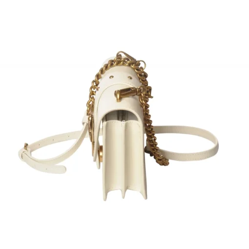 Pinko - Love Mini Icon Simply Bag - Ivory White - Bag - Made in Italy - Luxury Exclusive Collection - Avvenice^ Bags